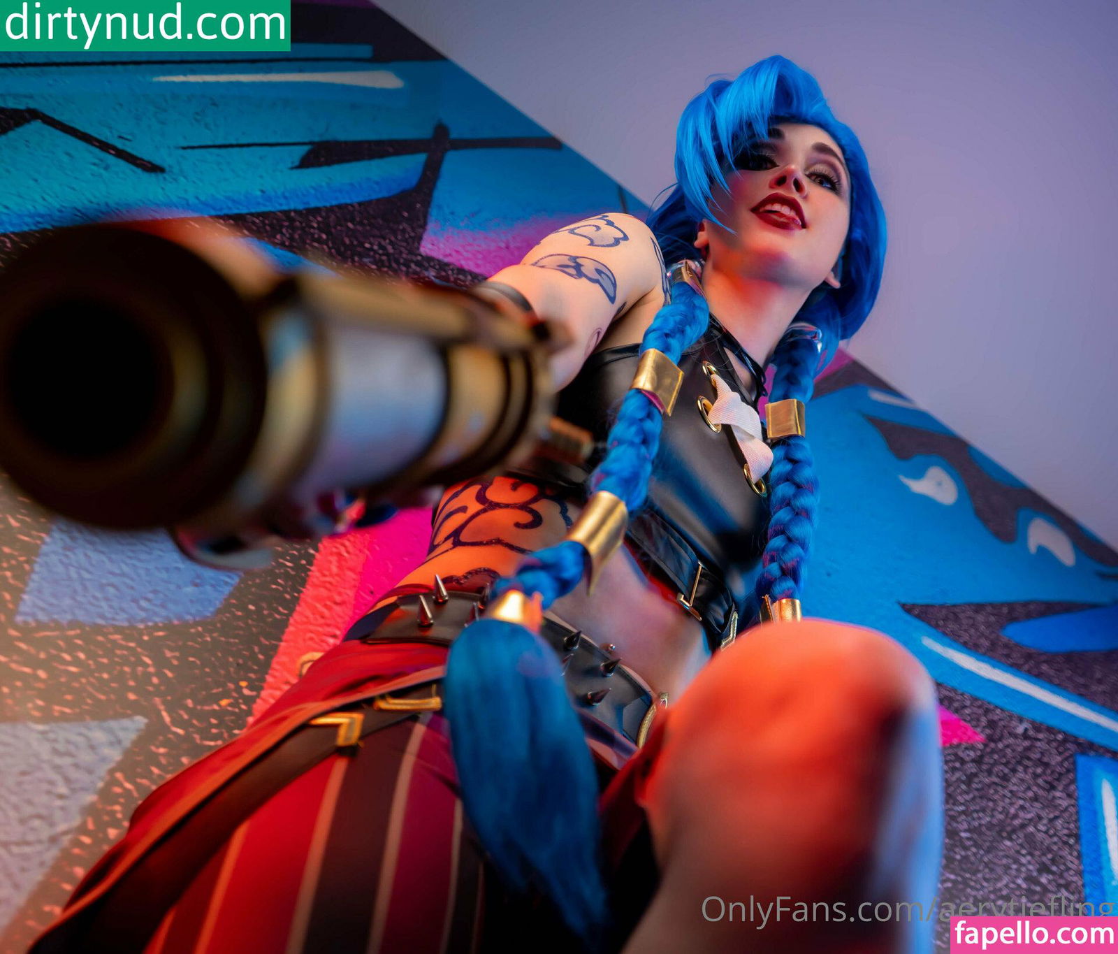 Jinx Cosplay Arcane Nude Leaks Onlyfans - Dirty nude